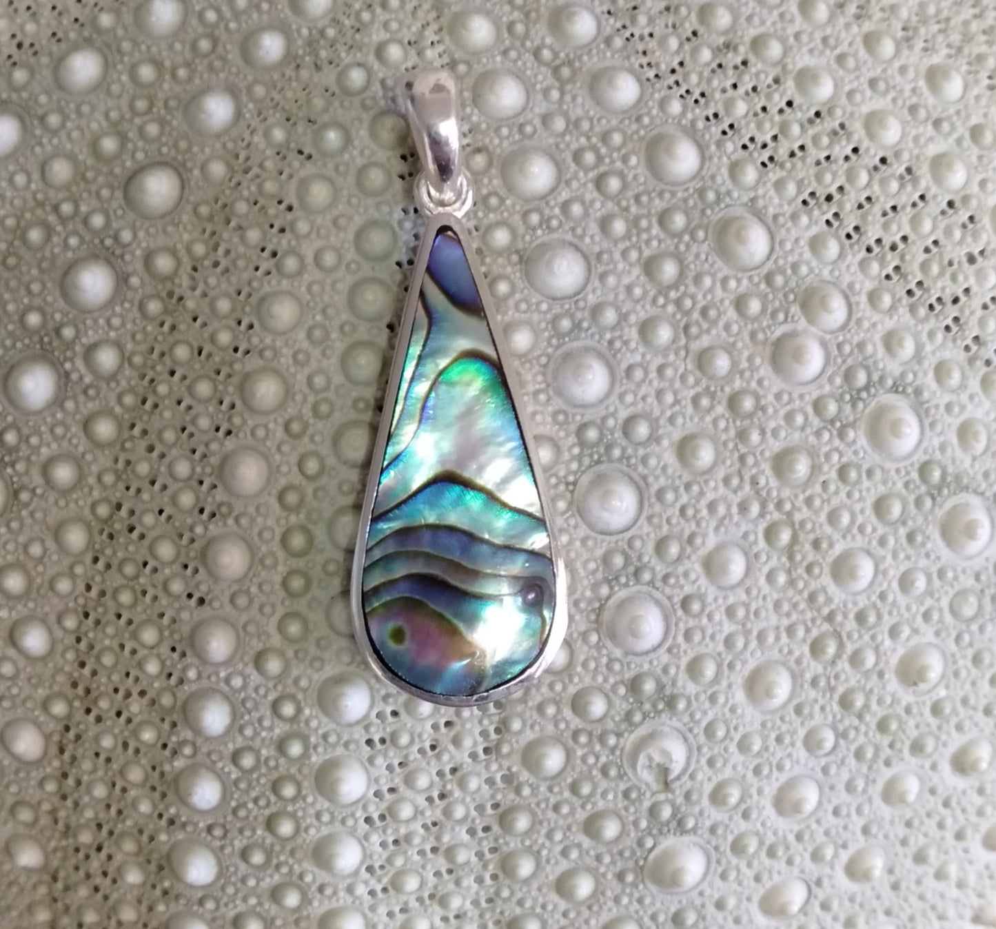 Paua Drop Pendant from Pacific Jewel - Southern Paua New Zealand