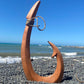 Wooden Fishhook- Large Wall Art
