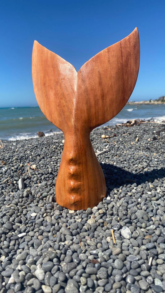 Wooden Whale Tail Large