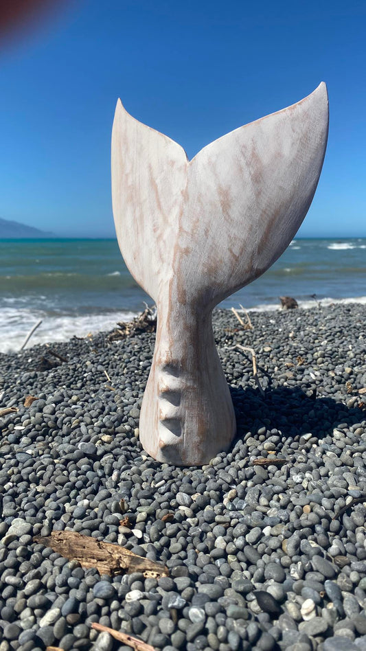 Wooden Whale Tail Medium