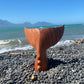 Whale Tail Wooden Small
