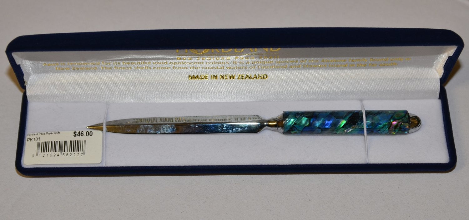 Paper Knife from Pacific Jewel - Southern Paua New Zealand