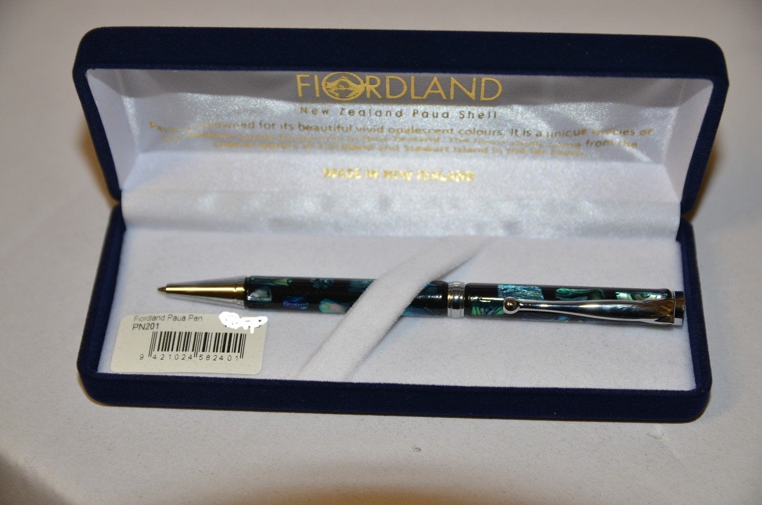 Paua Pen - Chrome from Pacific Jewel - Southern Paua New Zealand