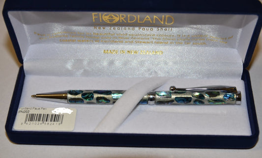 Paua Pen - Silver