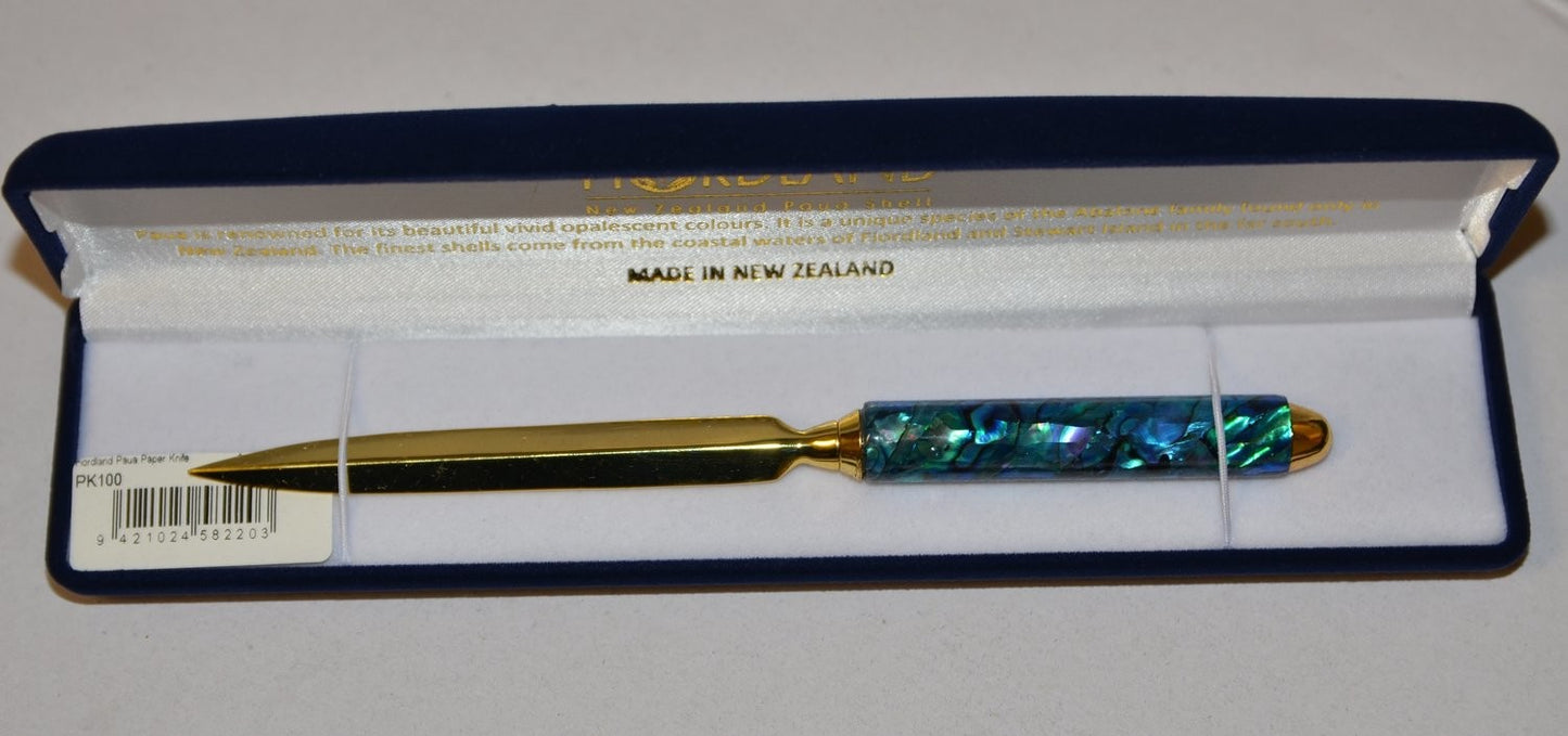 Paper Knife from Pacific Jewel - Southern Paua New Zealand