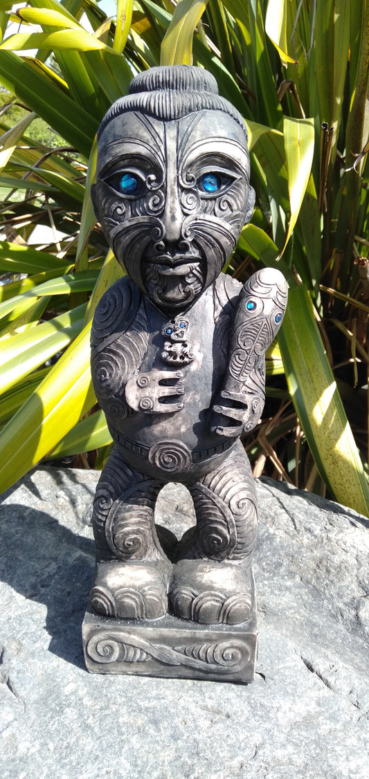 Tekoteko Resin Statue from Pacific Jewel - Southern Paua New Zealand