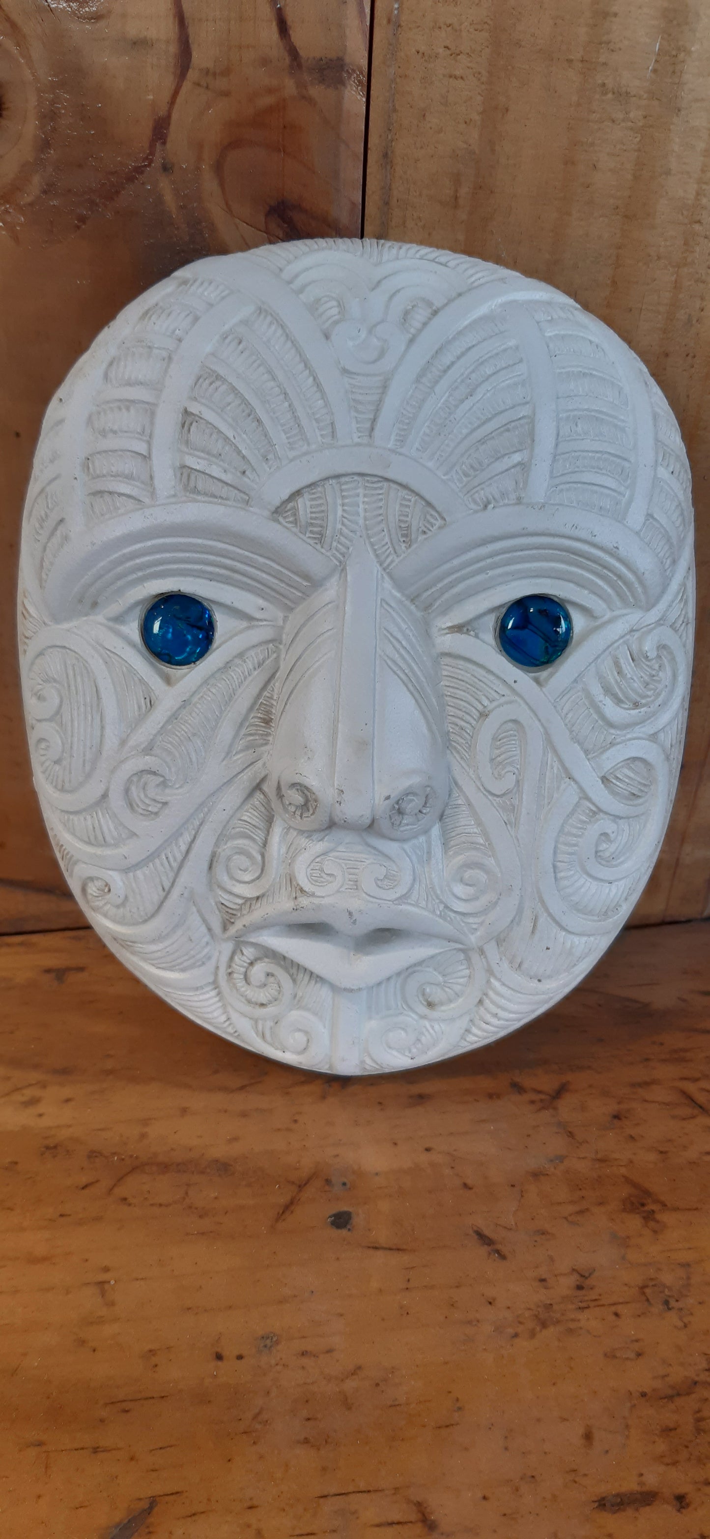 Māori Resin Mask - Wall Hanging