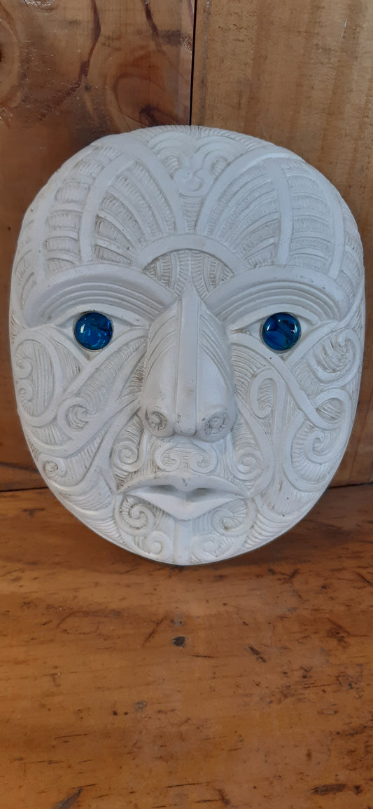 Māori Resin Mask - Wall Hanging
