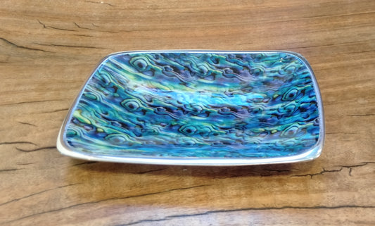 Marble Finish Dish from Pacific Jewel - Southern Paua New Zealand