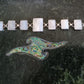 Sterling Silver Mother of Pearl Bracelet from Pacific Jewel - Southern Paua New Zealand