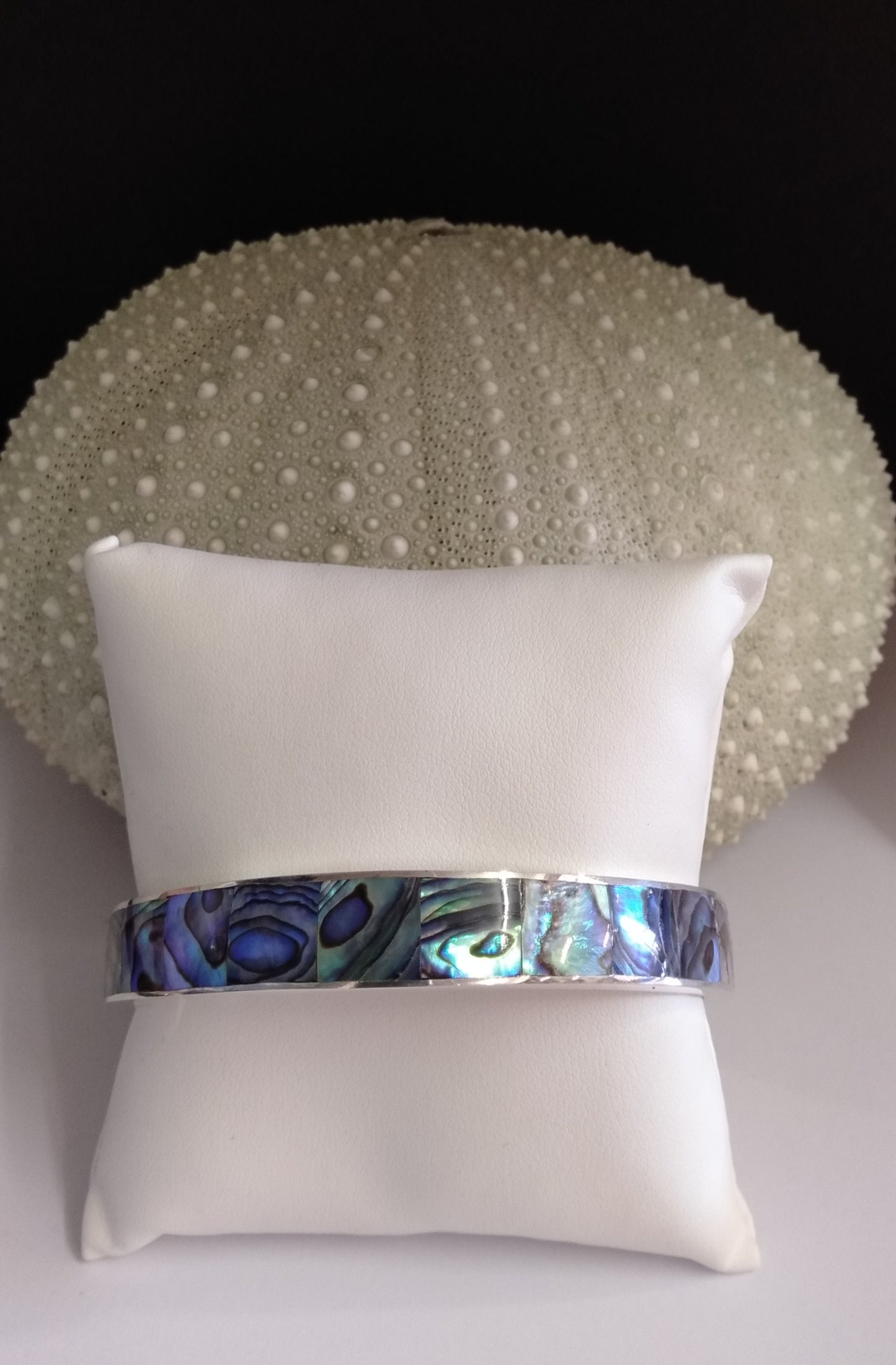 925 Sterling Silver Paua Shell Bangle from Pacific Jewel - Southern Paua New Zealand
