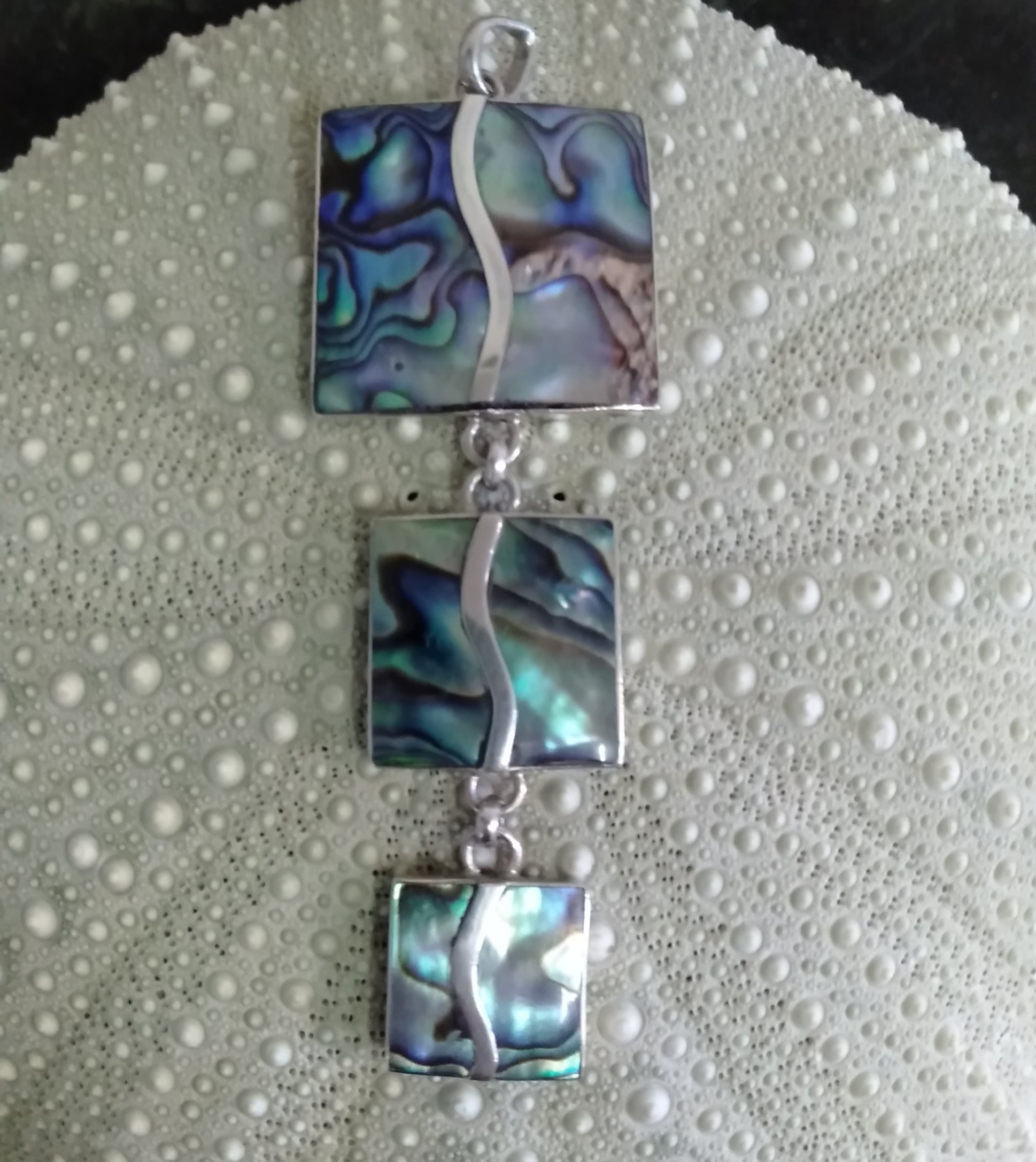 3 Piece Paua Pendant from Pacific Jewel - Southern Paua New Zealand