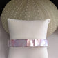Sterling Silver 925 Pink Mussel Shell Bangle from Pacific Jewel - Southern Paua New Zealand