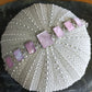 Sterling Silver Pink Shell Bracelet from Pacific Jewel - Southern Paua New Zealand