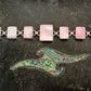 Sterling Silver Pink Shell Bracelet from Pacific Jewel - Southern Paua New Zealand