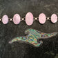 Sterling Silver Pink Shell Bracelet from Pacific Jewel - Southern Paua New Zealand