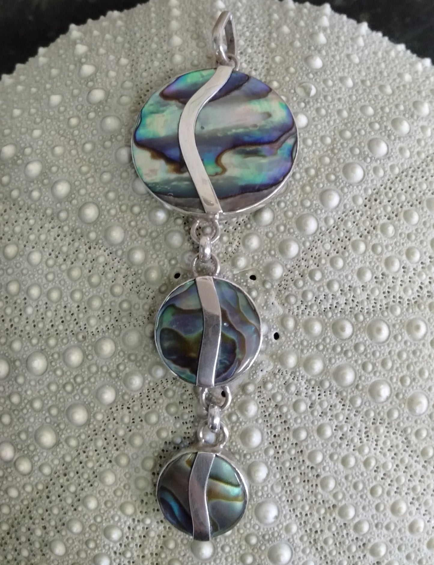 3 Piece Paua Pendant from Pacific Jewel - Southern Paua New Zealand