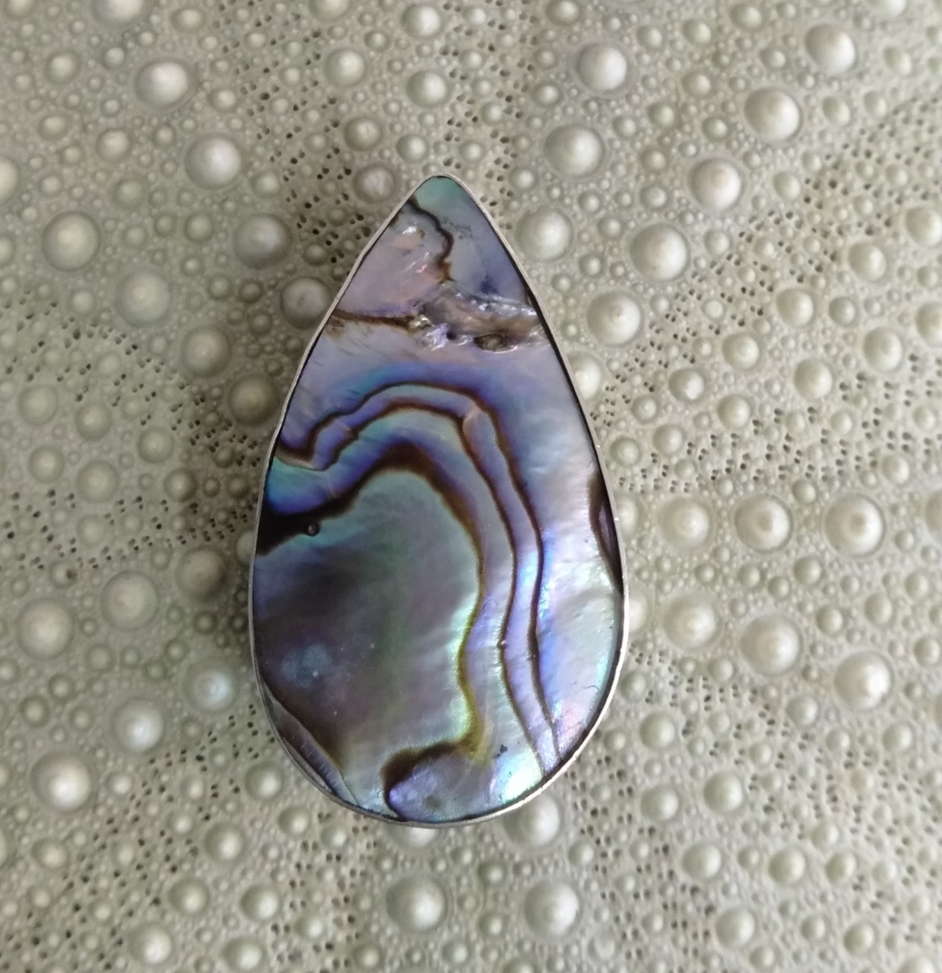 Paua 'Drop' Pendant from Pacific Jewel - Southern Paua New Zealand