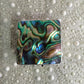 Paua Square Pendant from Pacific Jewel - Southern Paua New Zealand