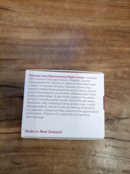 Manuka Land Rejuvenating Night Cream 50ml from Pacific Jewel - Southern Paua New Zealand