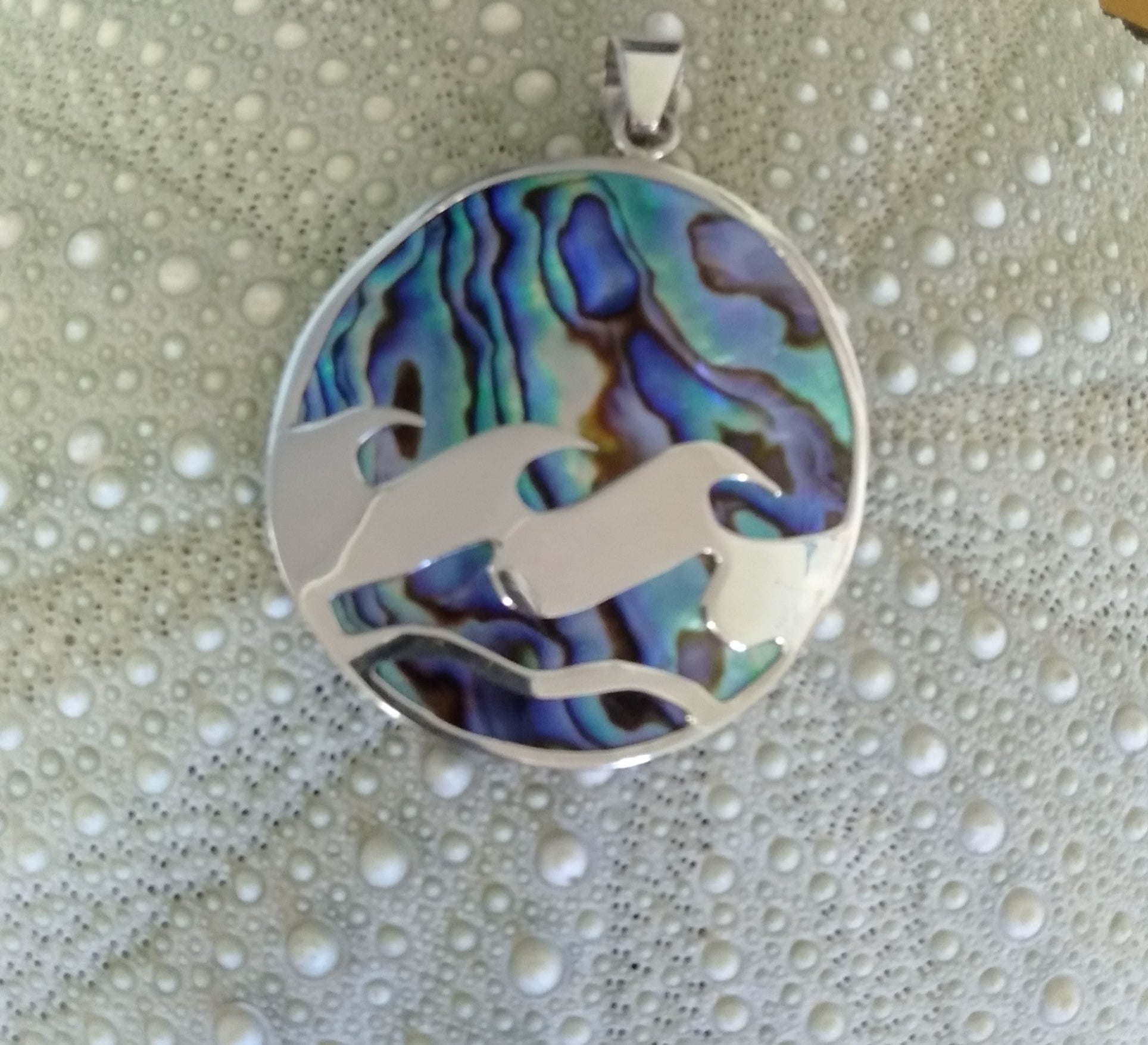 Paua 'Waves' Pendant from Pacific Jewel - Southern Paua New Zealand